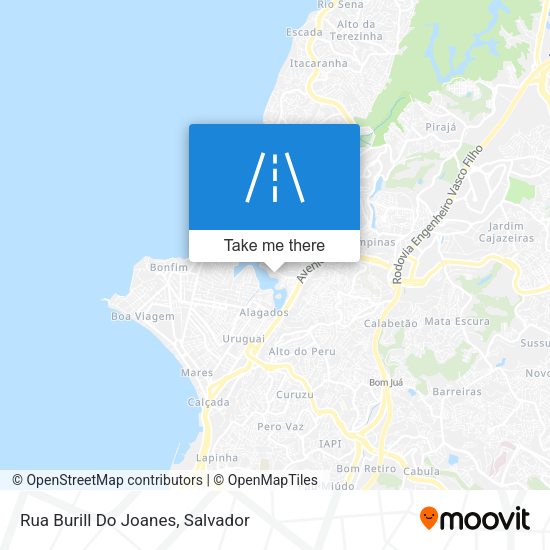 Rua Burill Do Joanes map