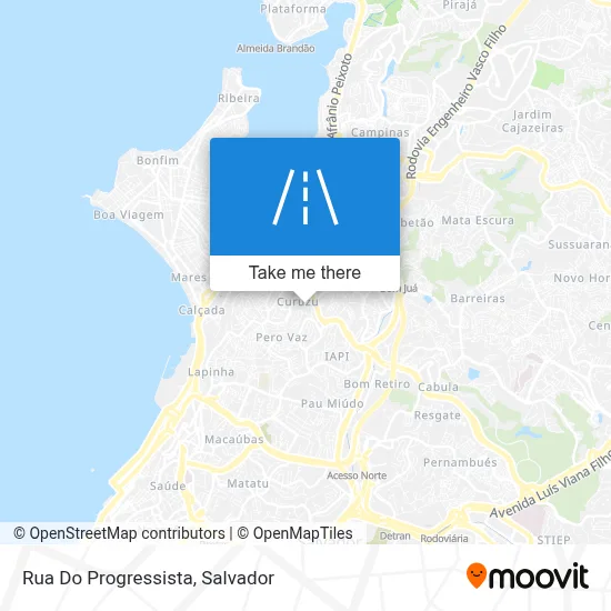 Rua Do Progressista map