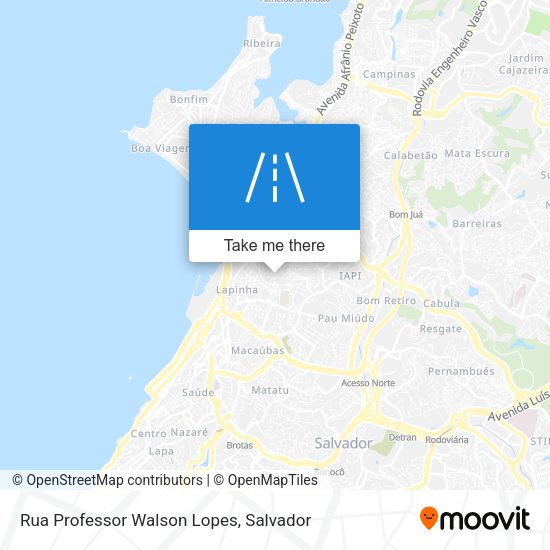 Rua Professor Walson Lopes map