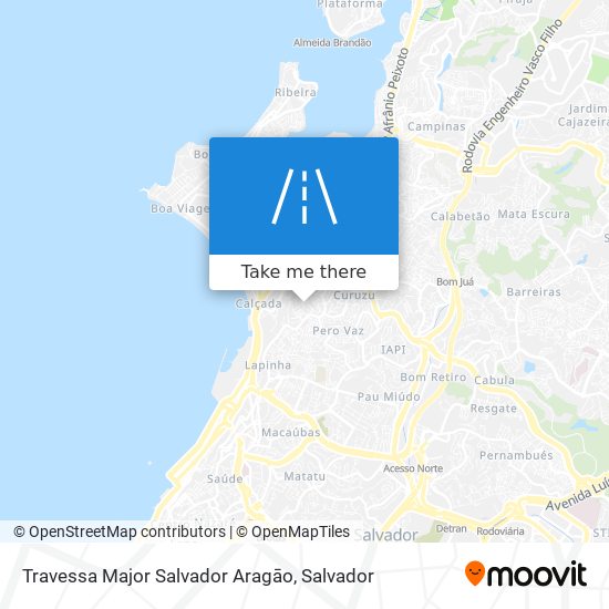 Travessa Major Salvador Aragāo map