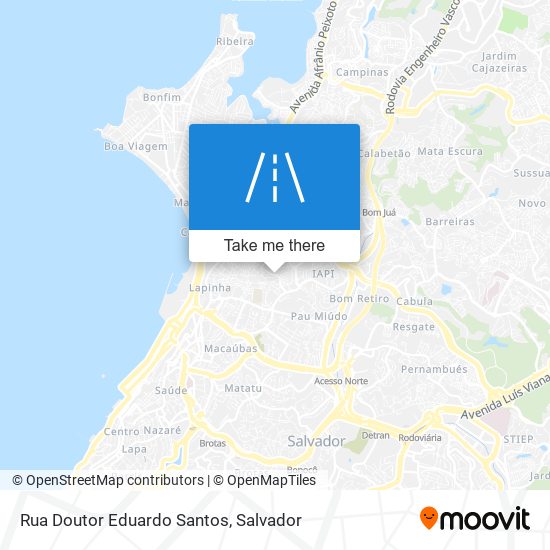 Mapa Rua Doutor Eduardo Santos