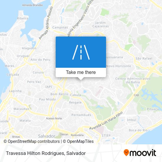 Travessa Hilton Rodrigues map