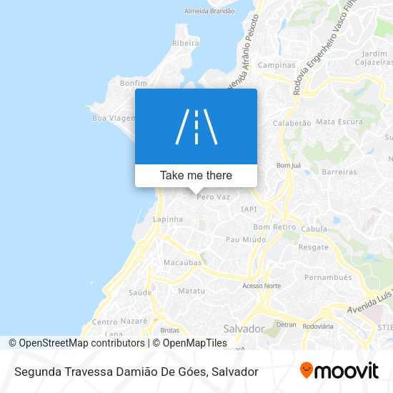 Segunda Travessa Damião De Góes map