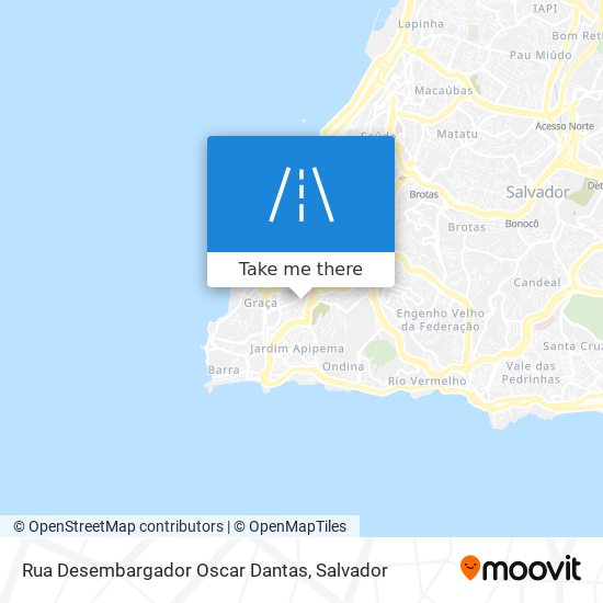 Rua Desembargador Oscar Dantas map