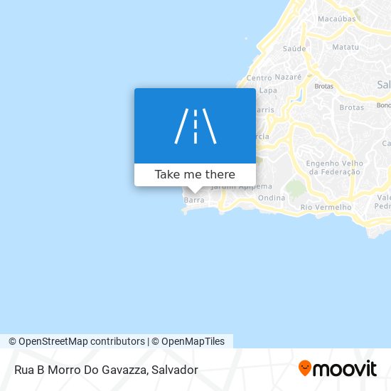 Mapa Rua B Morro Do Gavazza