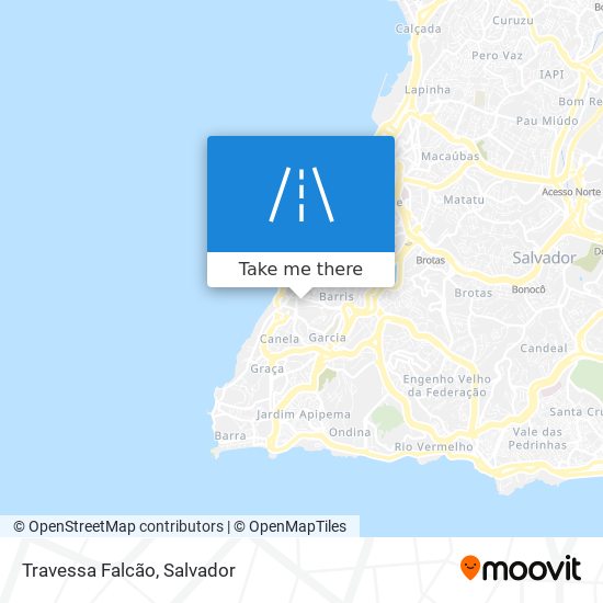 Travessa Falcão map