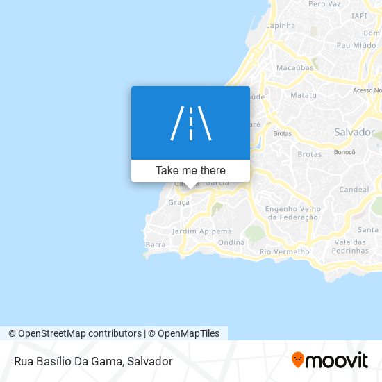 Mapa Rua Basílio Da Gama