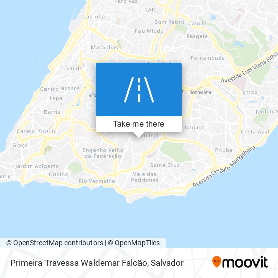 Primeira Travessa Waldemar Falcão map