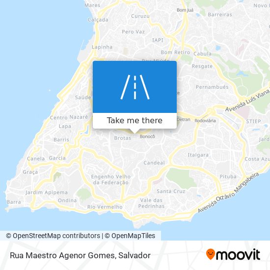 Rua Maestro Agenor Gomes map