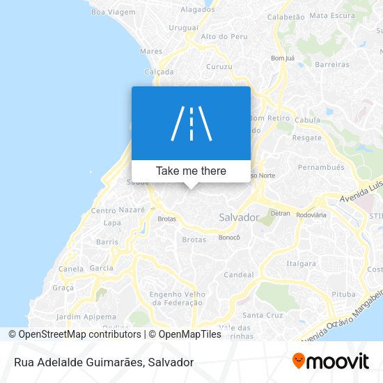 Rua Adelalde Guimarães map