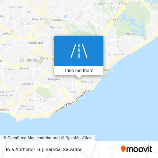 Rua Anthenor Tupinambá map