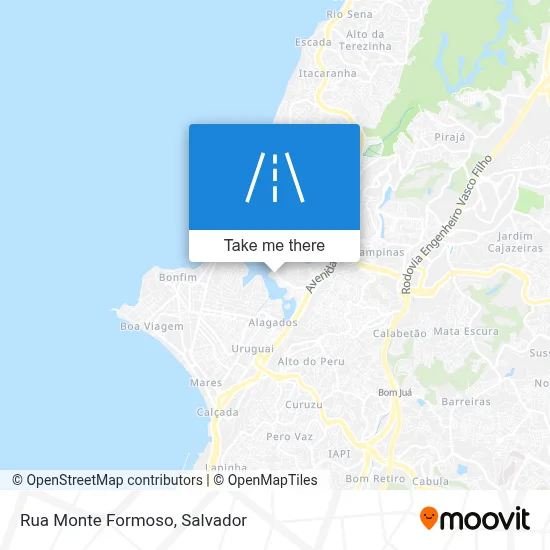 Rua Monte Formoso map