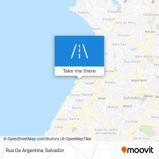 Mapa Rua Da Argentina