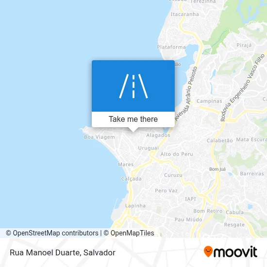 Rua Manoel Duarte map