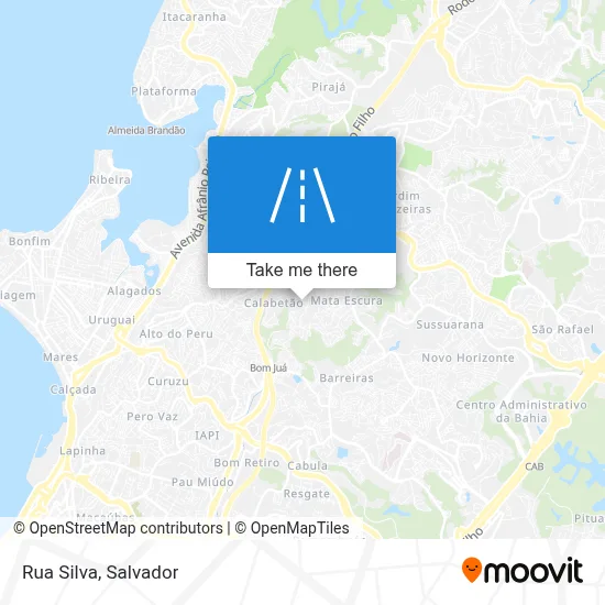 Rua Silva map