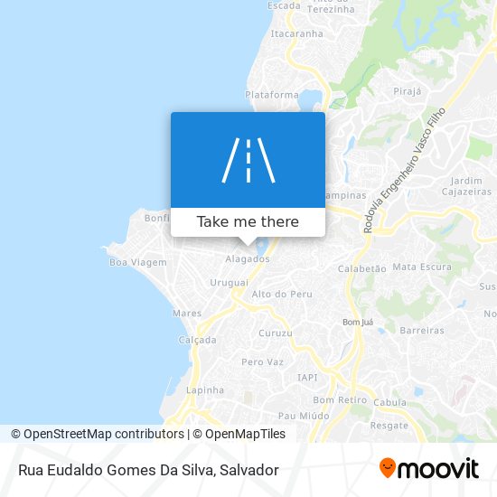Rua Eudaldo Gomes Da Silva map