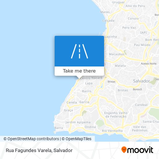 Mapa Rua Fagundes Varela