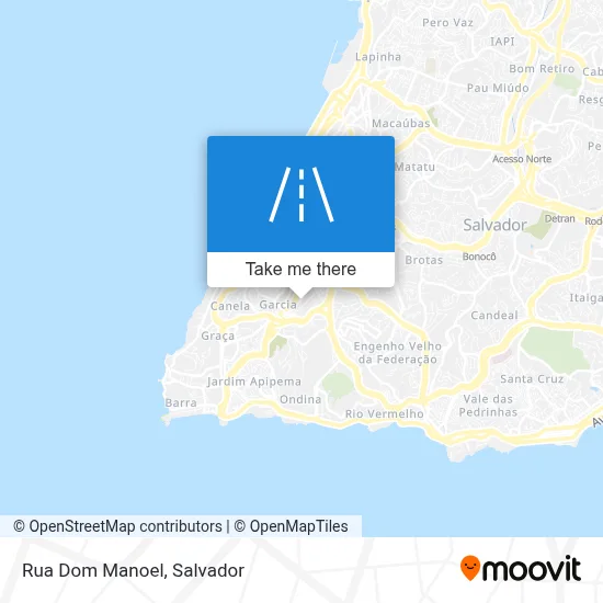 Rua Dom Manoel map