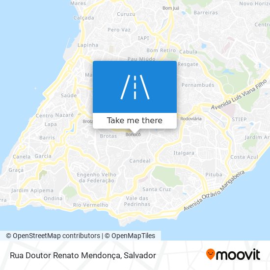 Mapa Rua Doutor Renato Mendonça