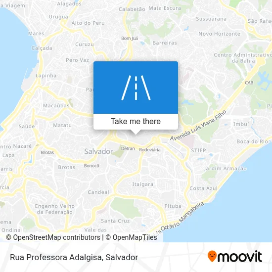 Rua Professora Adalgisa map