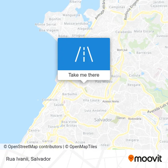Rua Ivanii map