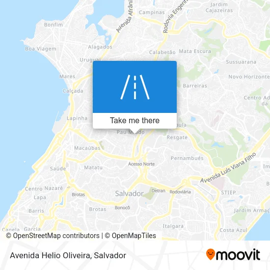 Avenida Helio Oliveira map