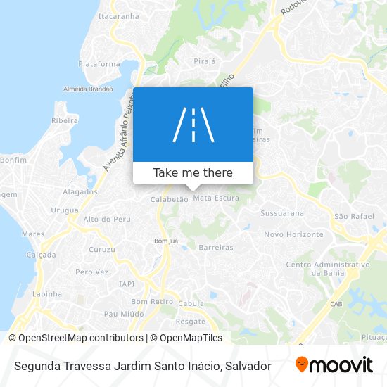 Segunda Travessa Jardim Santo Inácio map