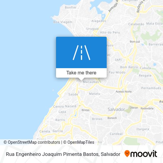 Rua Engenheiro Joaquim Pimenta Bastos map