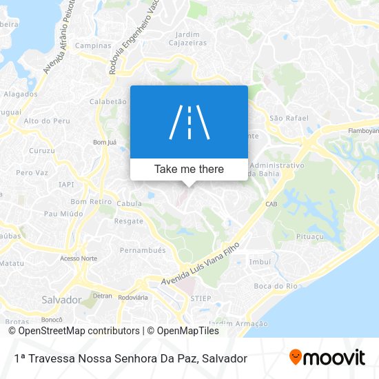 1ª Travessa Nossa Senhora Da Paz map