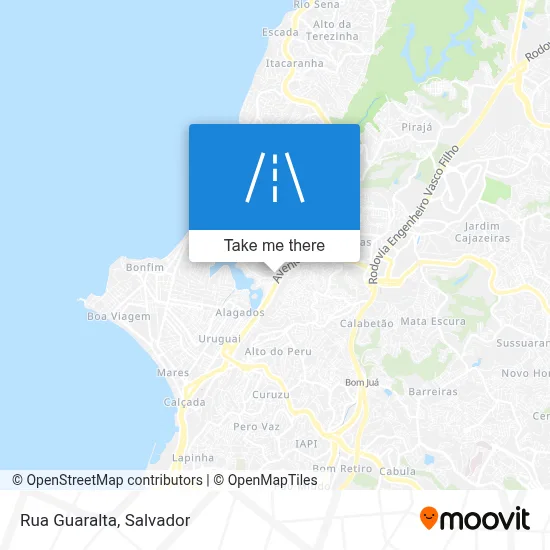 Rua Guaralta map
