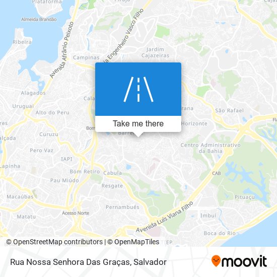 Mapa Rua Nossa Senhora Das Graças