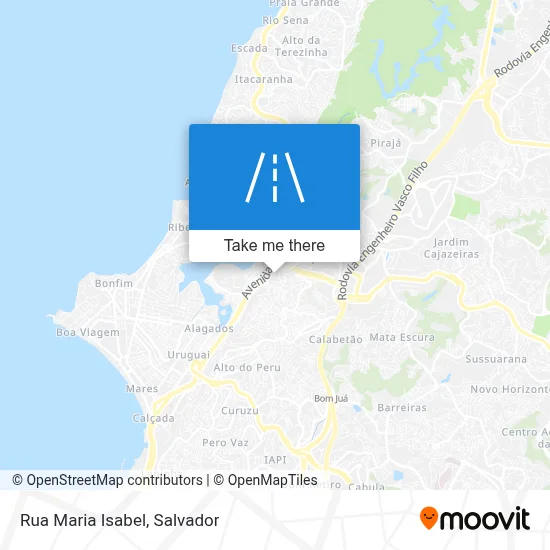 Rua Maria Isabel map