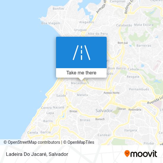 Ladeira Do Jacaré map