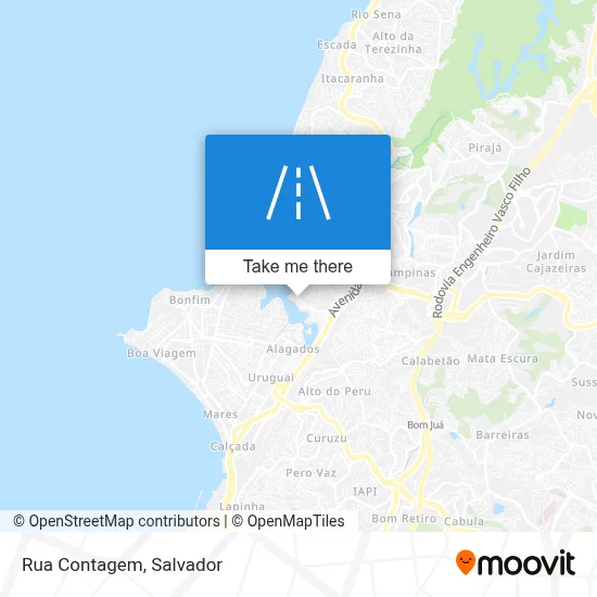 Rua Contagem map