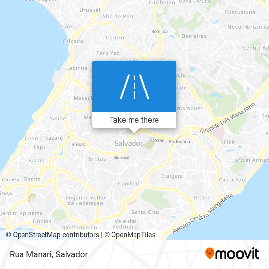 Rua Manari map
