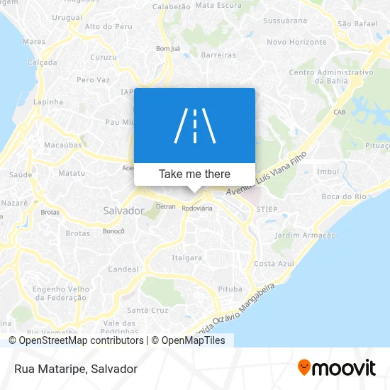 Rua Mataripe map