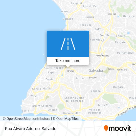 Rua Álvaro Adorno map