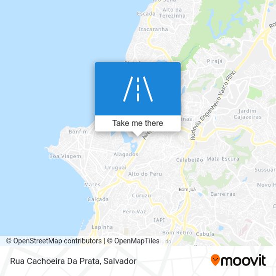 Rua Cachoeira Da Prata map