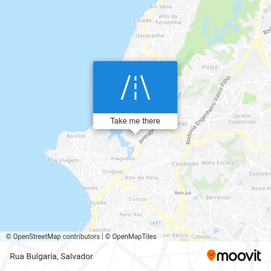 Rua Bulgaria map