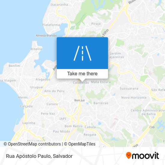 Rua Apóstolo Paulo map