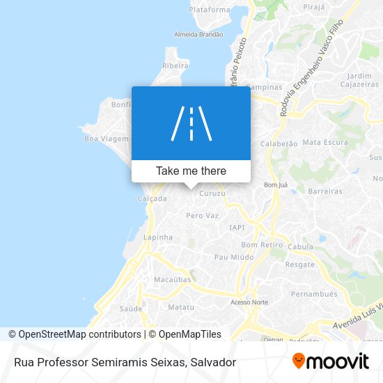 Rua Professor Semiramis Seixas map