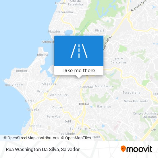 Rua Washington Da Silva map