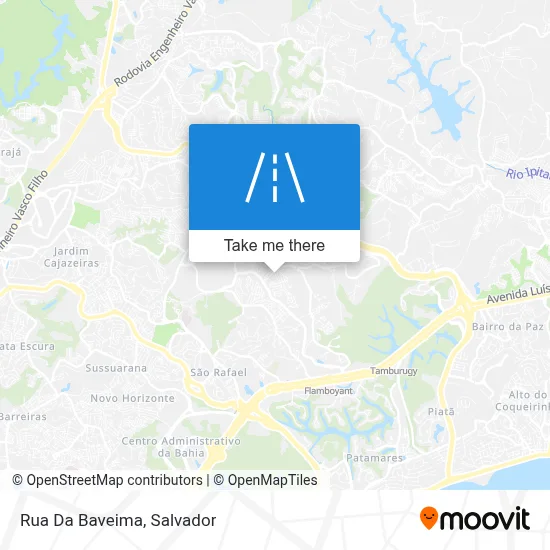 Rua Da Baveima map