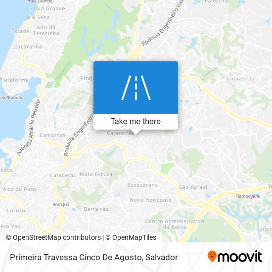 Primeira Travessa Cinco De Agosto map