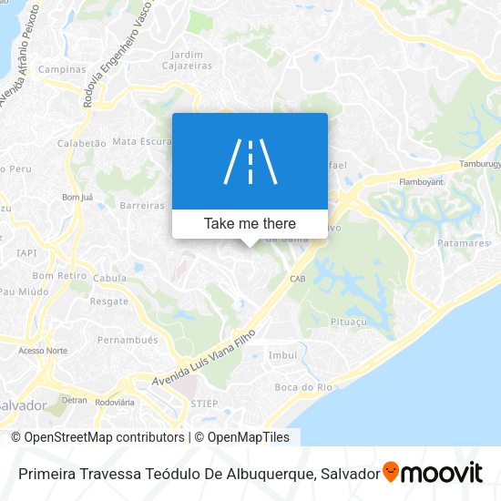 Primeira Travessa Teódulo De Albuquerque map