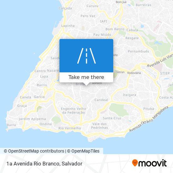 Mapa 1a Avenida Rio Branco