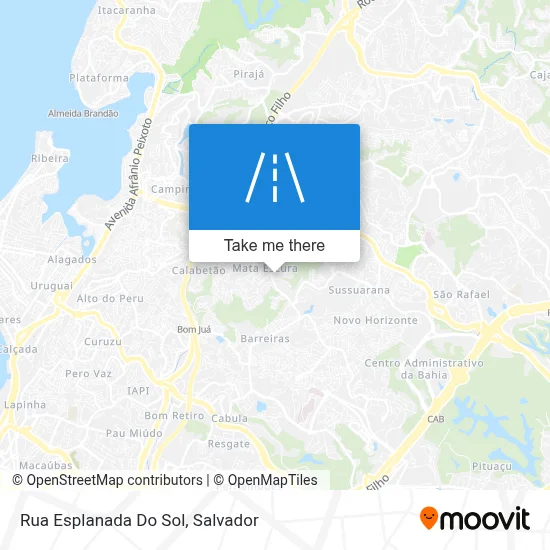 Rua Esplanada Do Sol map