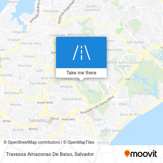 Travessa Amazonas De Baixo map