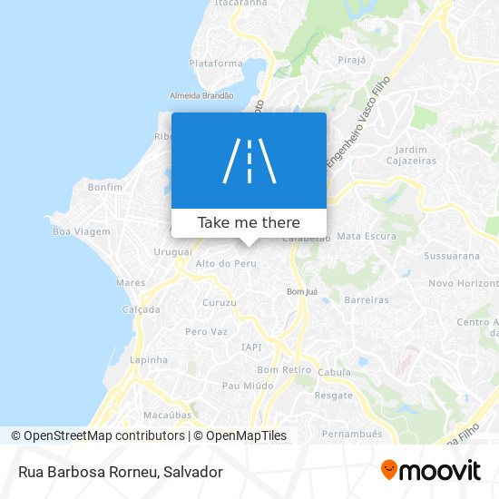 Rua Barbosa Rorneu map