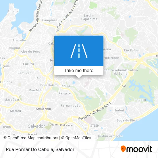 Rua Pomar Do Cabula map